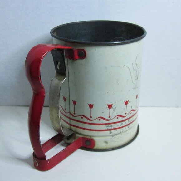 Mid-Century Baking Charm Androck Sifter 1940s Recipe Book Set Vintage Kitchen - Picture 4 of 13